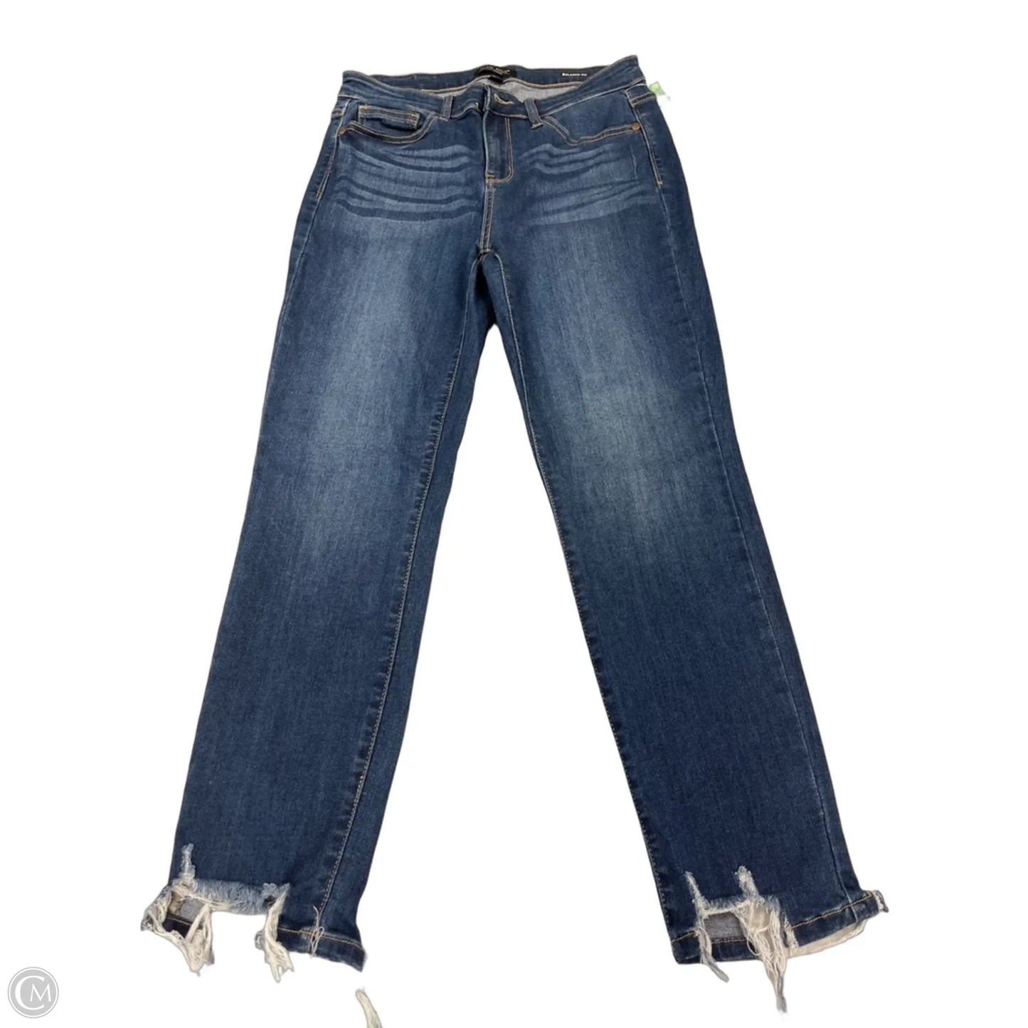 Jeans Straight By Judy Blue In Blue Denim, Size: 8