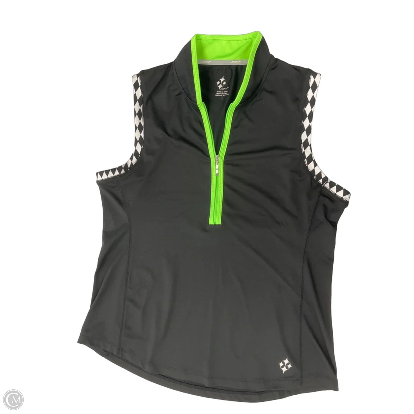 Athletic Tank Top By Jofit In Black, Size: L
