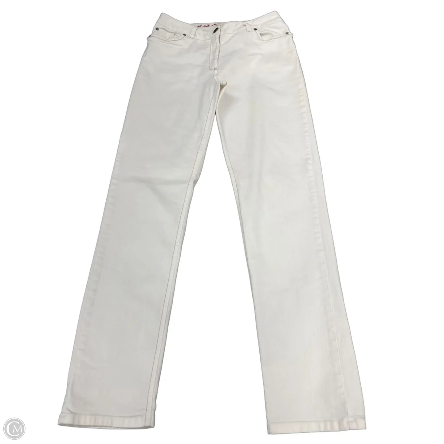 Jeans Skinny By Cme In White Denim, Size: 12
