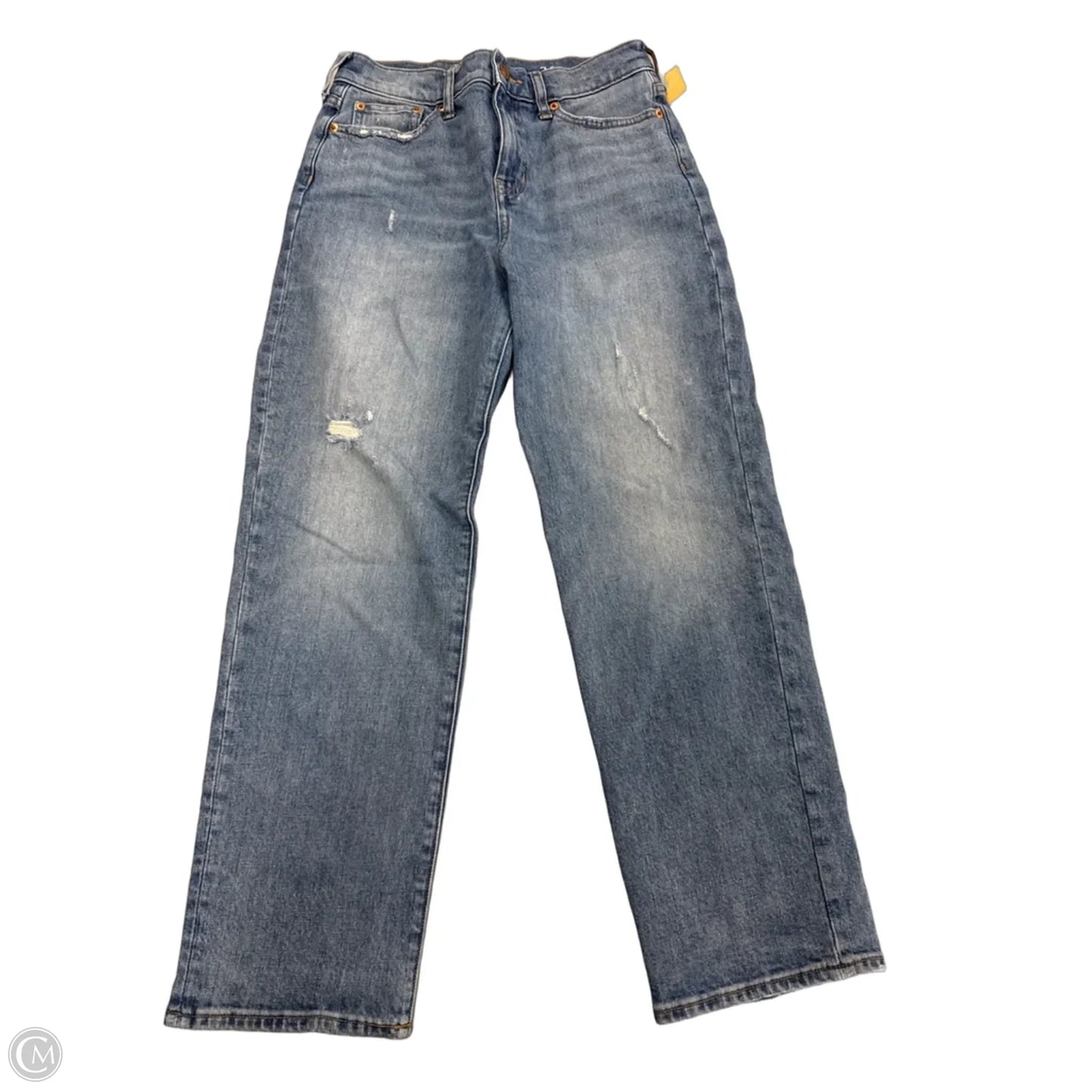 Jeans Straight By J. Crew In Blue Denim, Size: 2