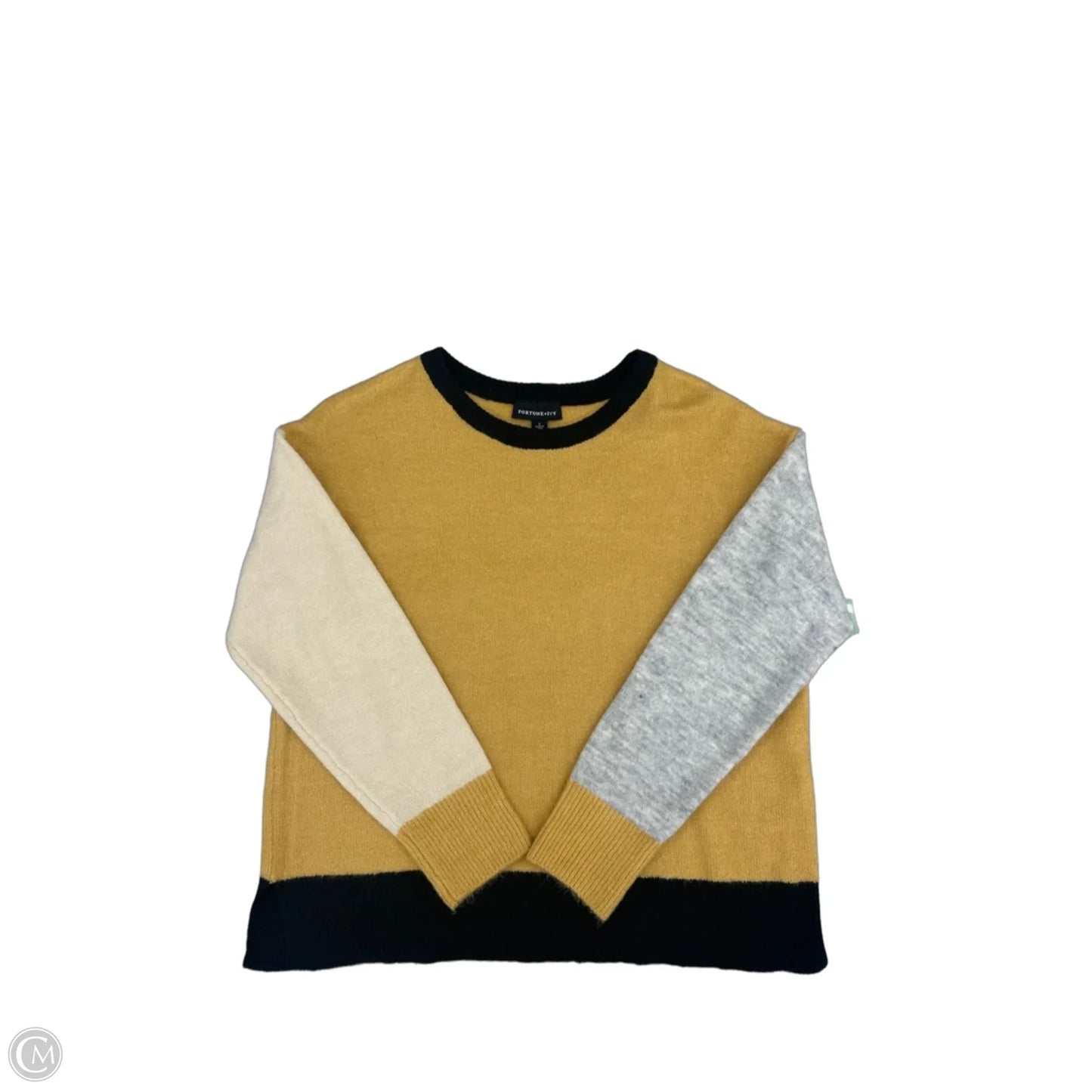 Sweater By Fortune & Ivy In Yellow, Size: S