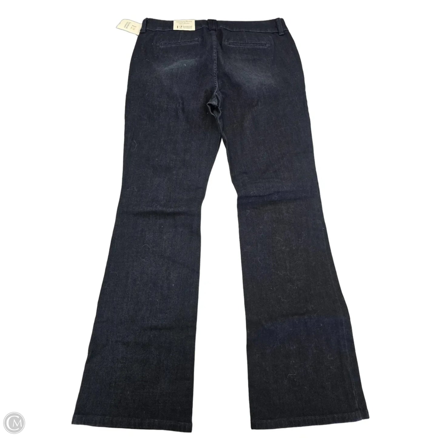 Jeans Boot Cut By Simply Vera In Blue Denim, Size: 12