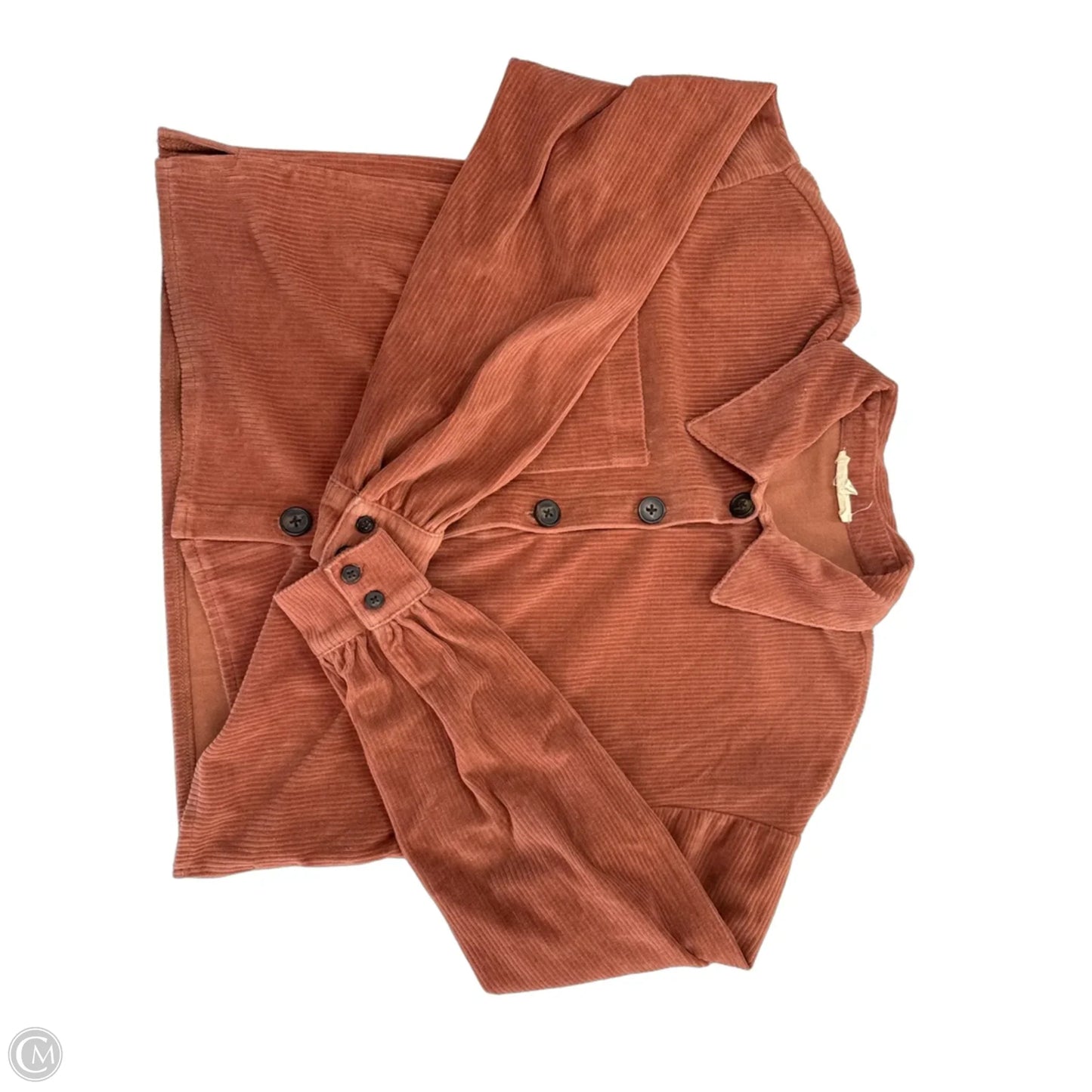 Top Long Sleeve By Madewell In Orange, Size: Xs