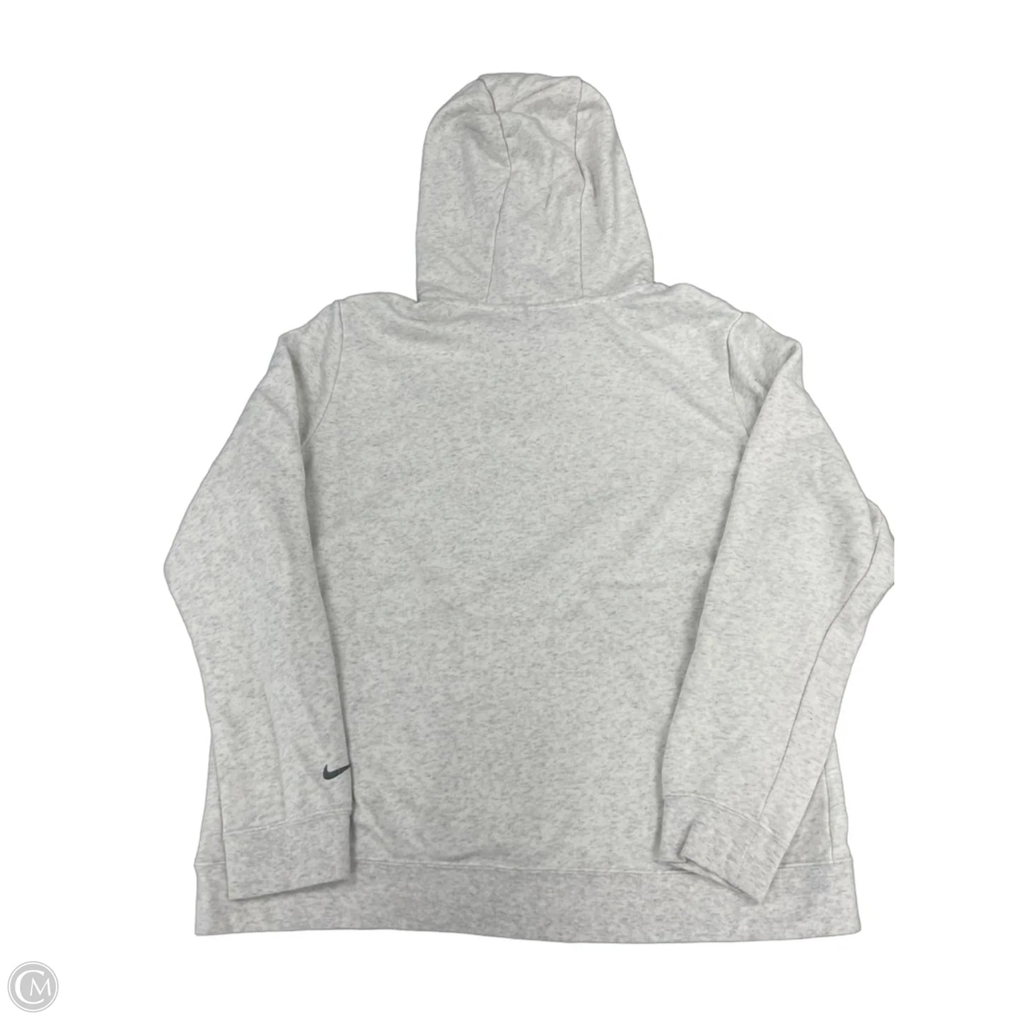 Sweatshirt Hoodie By Nike In Grey, Size: Xl