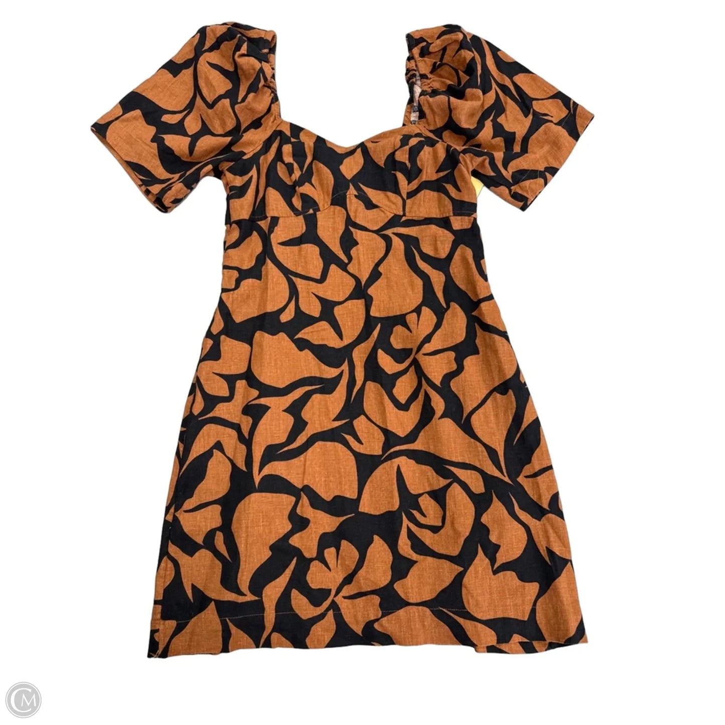 Dress Casual Short By A New Day In Black & Orange, Size: Xs