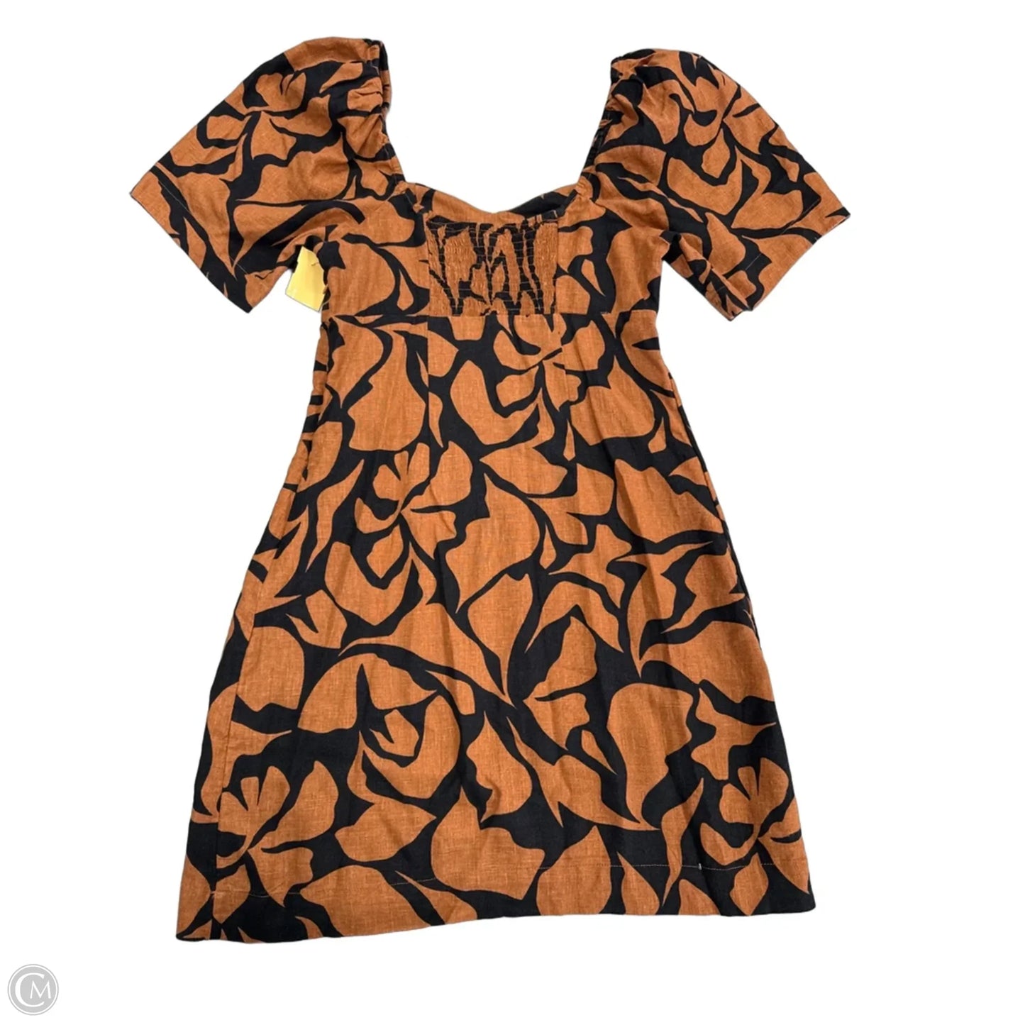 Dress Casual Short By A New Day In Black & Orange, Size: Xs