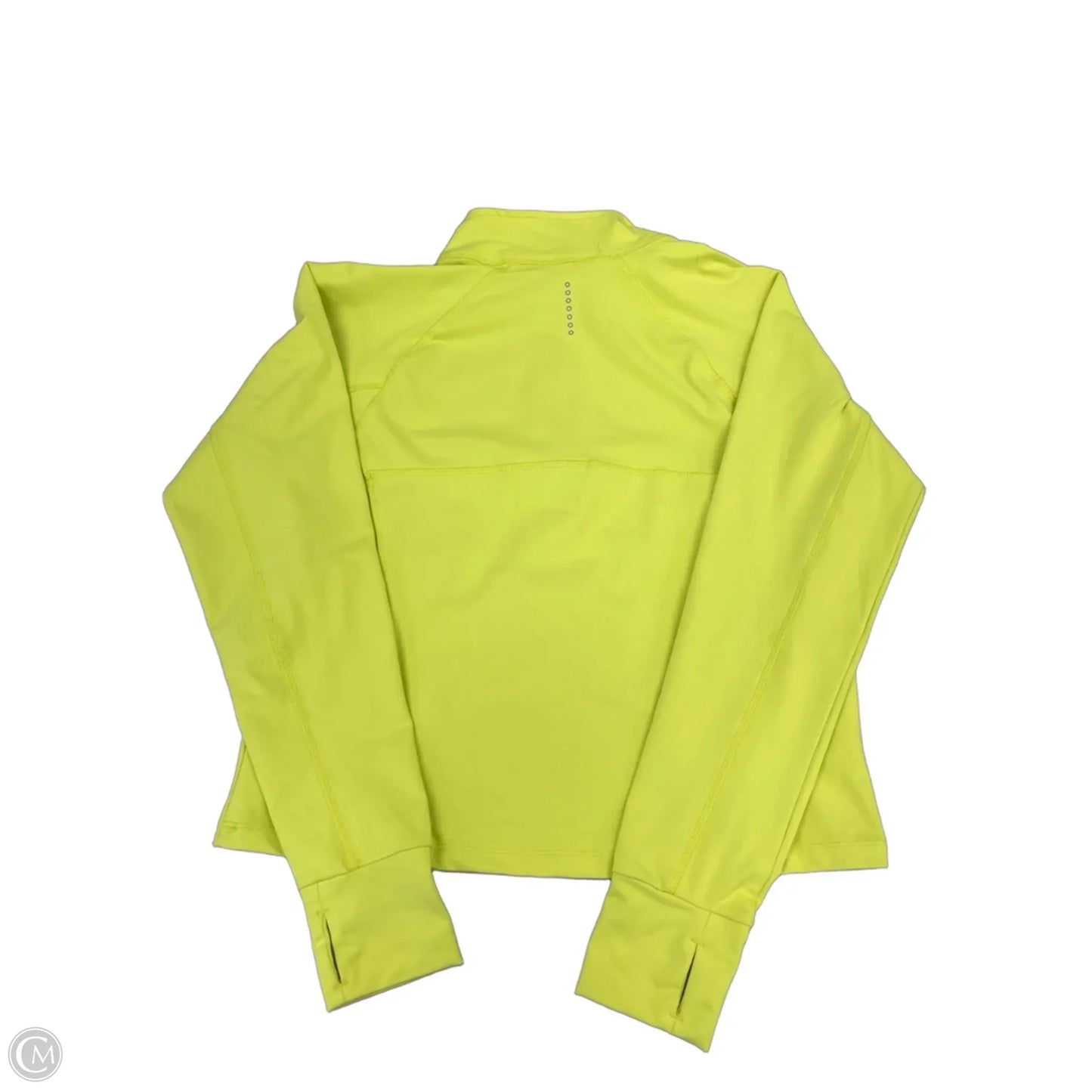 Athletic Top Long Sleeve Collar By Layer 8 In Green, Size: Xl