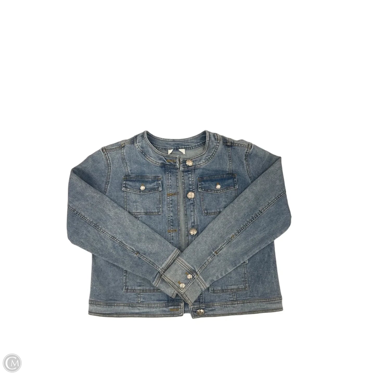 Jacket Denim By Cmc In Blue Denim, Size: S