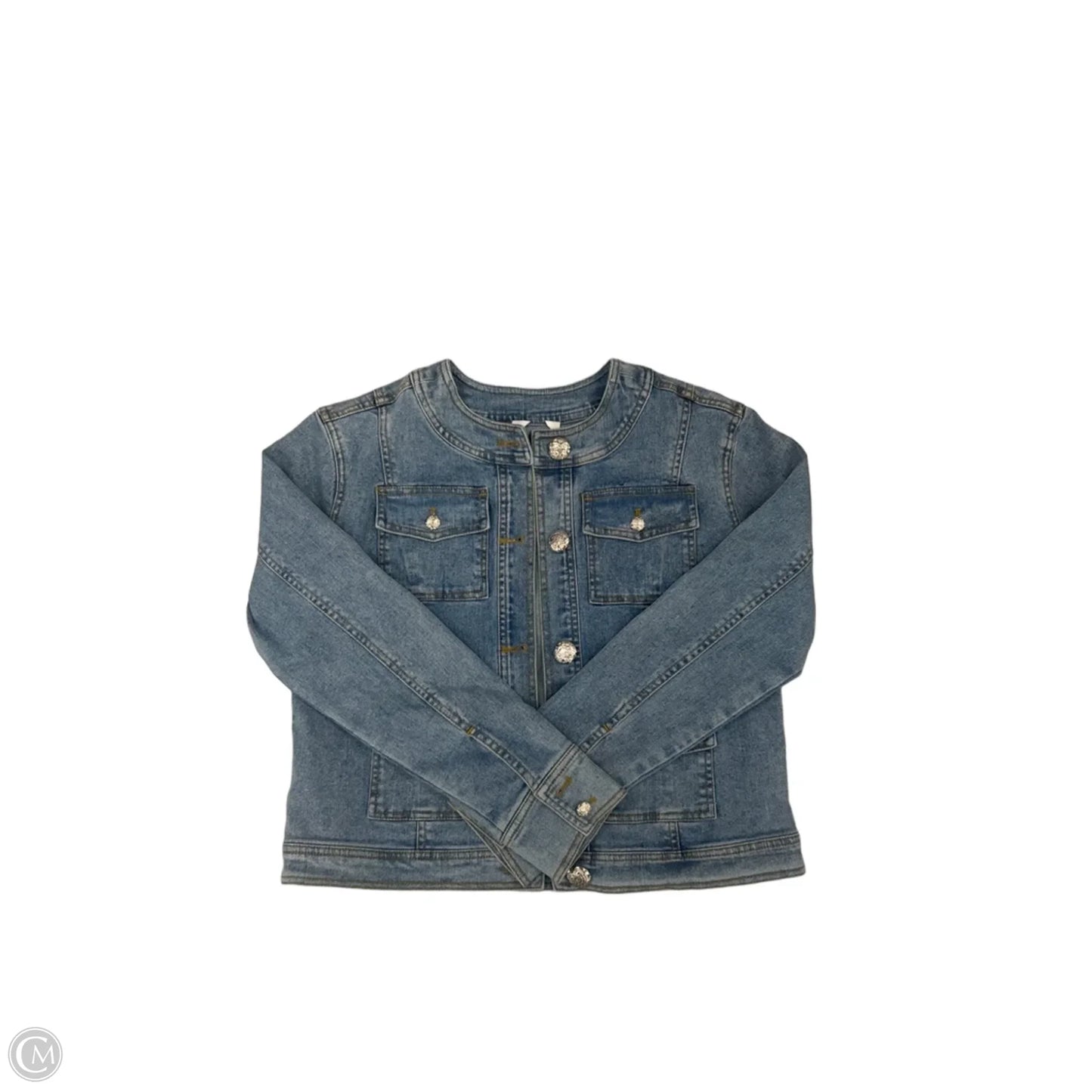 Jacket Denim By Cmc In Blue Denim, Size: S