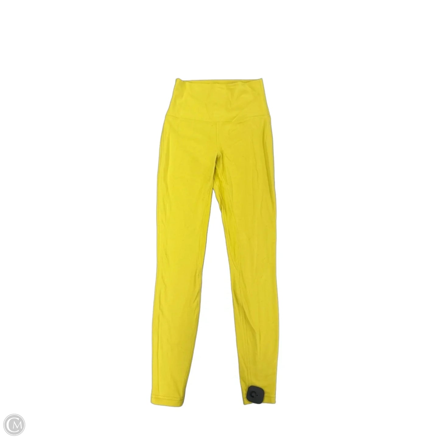Athletic Pants By Lululemon In Yellow, Size: 4