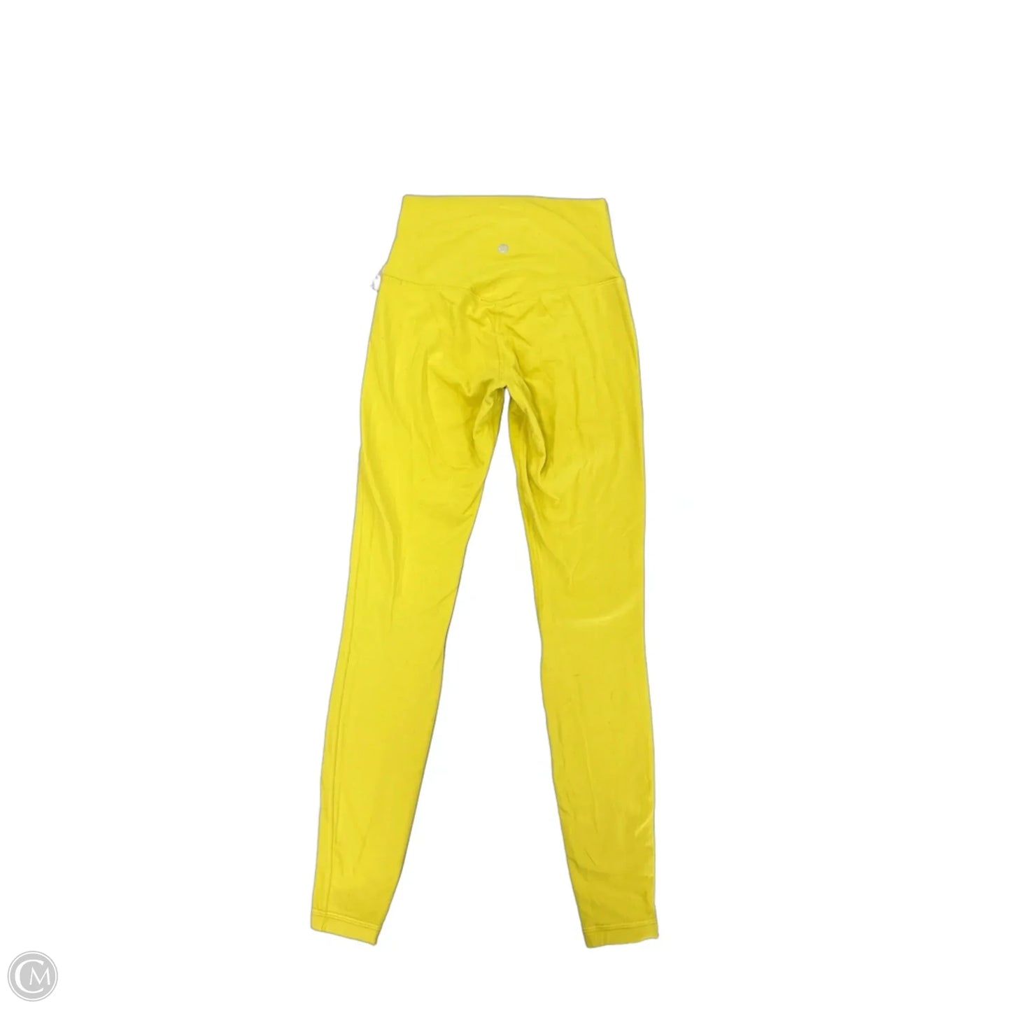 Athletic Pants By Lululemon In Yellow, Size: 4