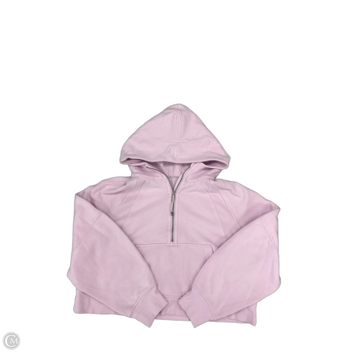 Sweatshirt Hoodie By Lululemon In Pink, Size: M