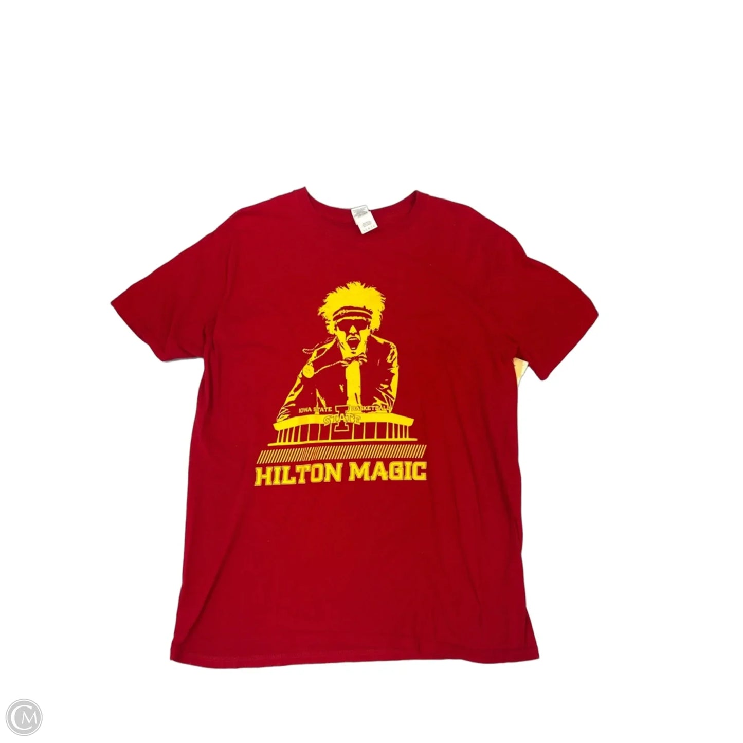 Top Short Sleeve By Gildan In Red, Size: L