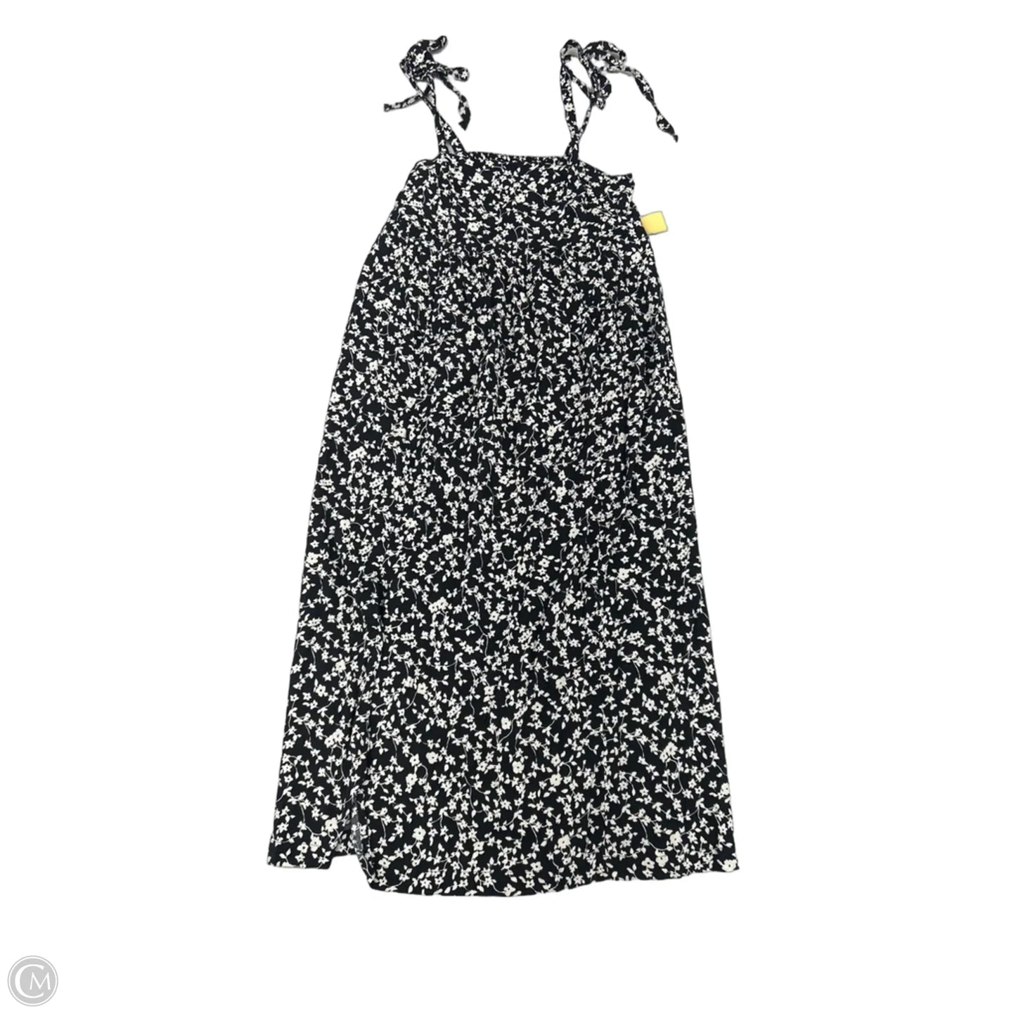 Dress Casual Midi By Old Navy In Black & White, Size: S