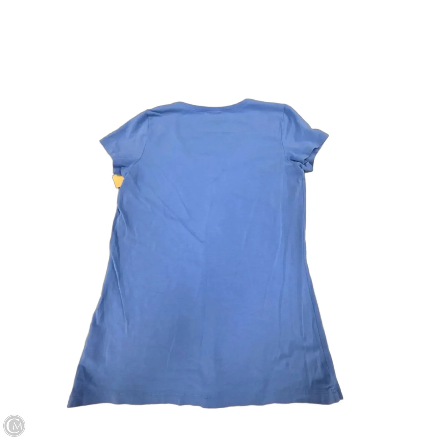 Top Short Sleeve Designer By Lilly Pulitzer In Blue, Size: S