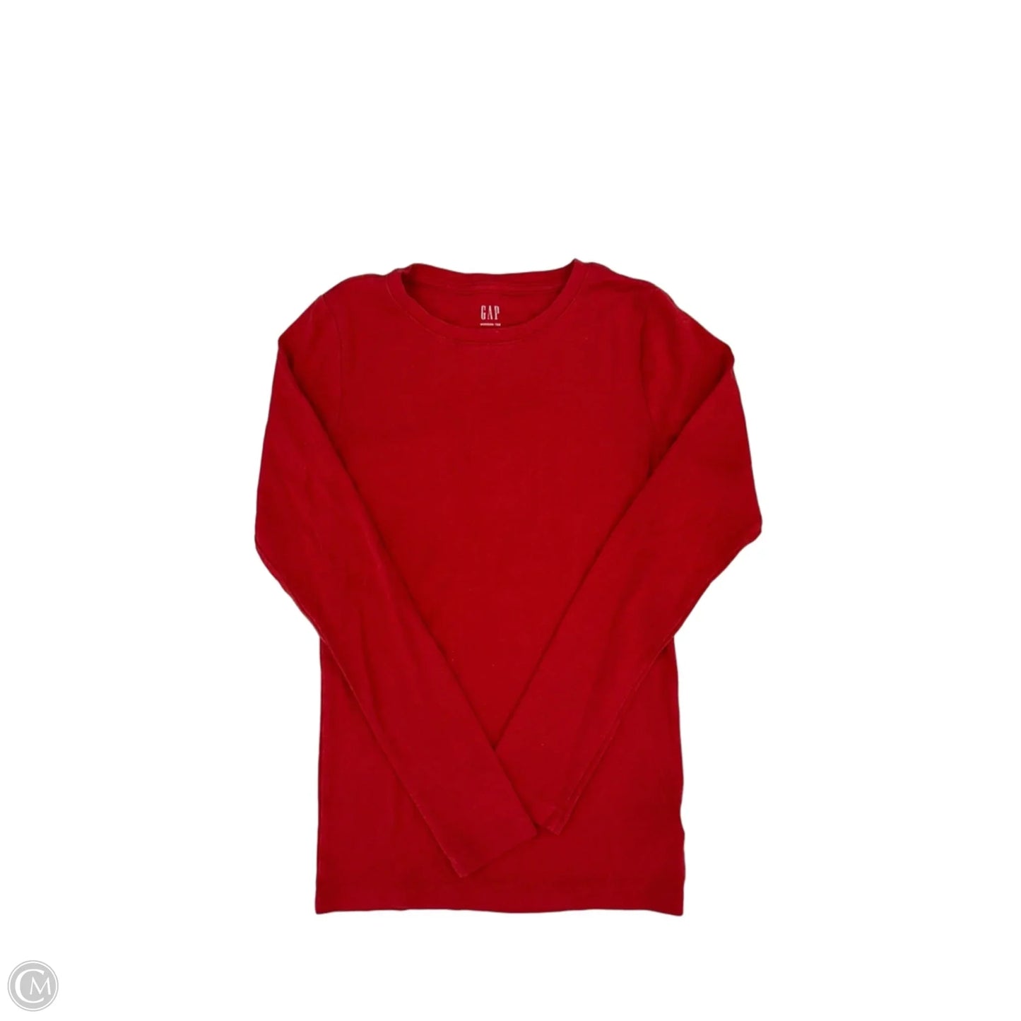 Top Long Sleeve By Gap In Red, Size: Xs