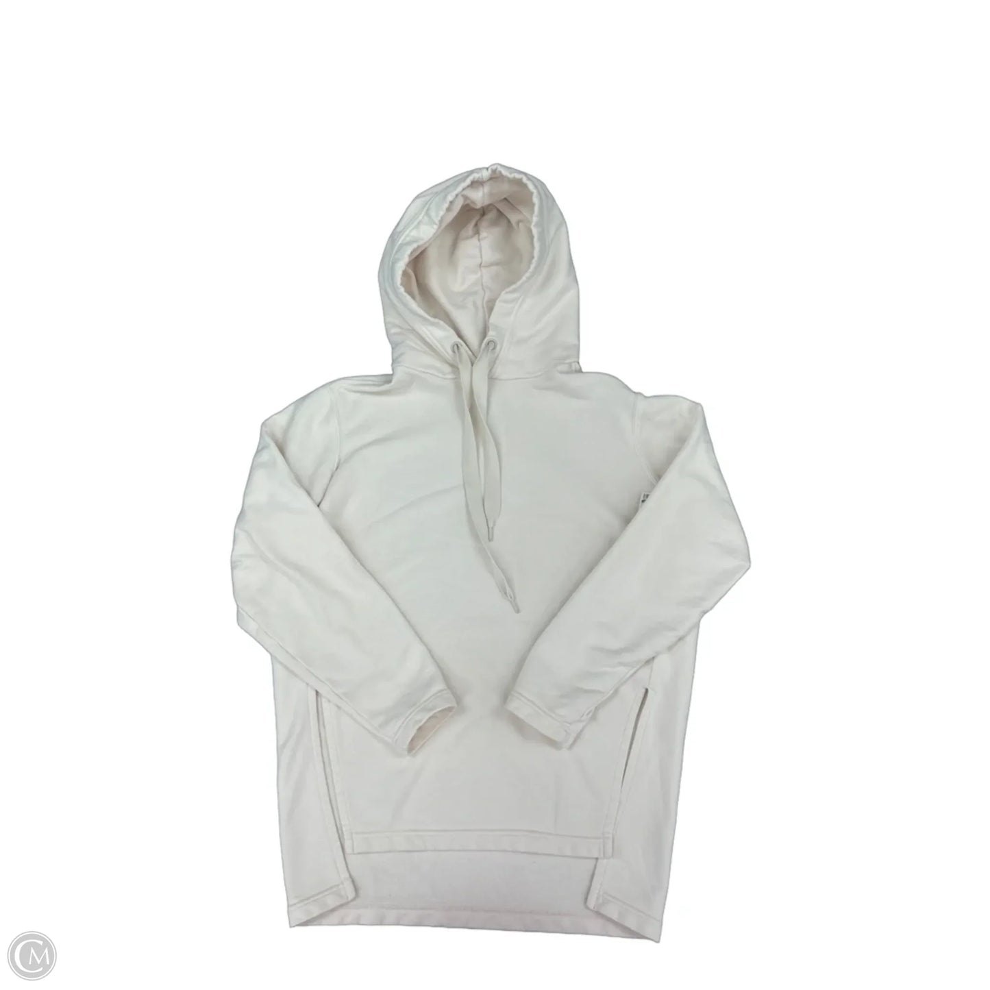 Sweatshirt Hoodie By Athleta In Cream, Size: Xxs