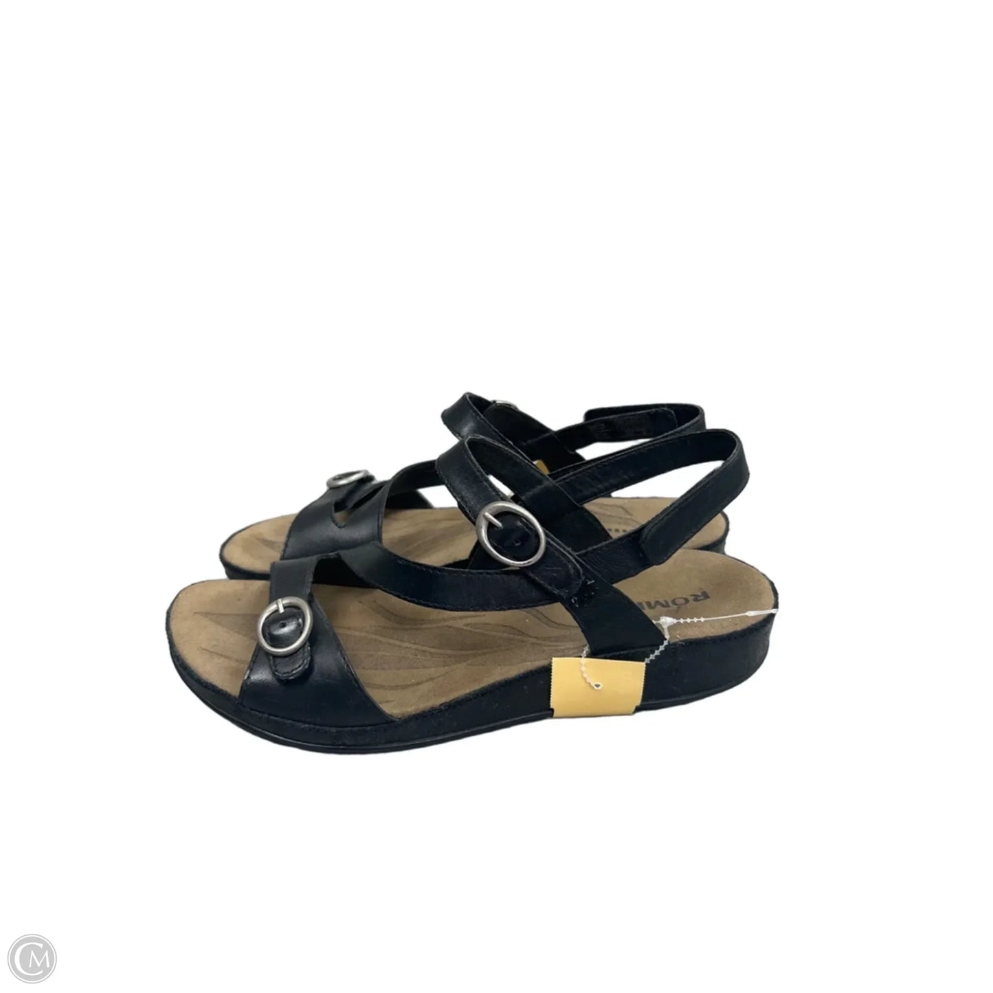 Sandals Flats By Romika In Black, Size: 8.5