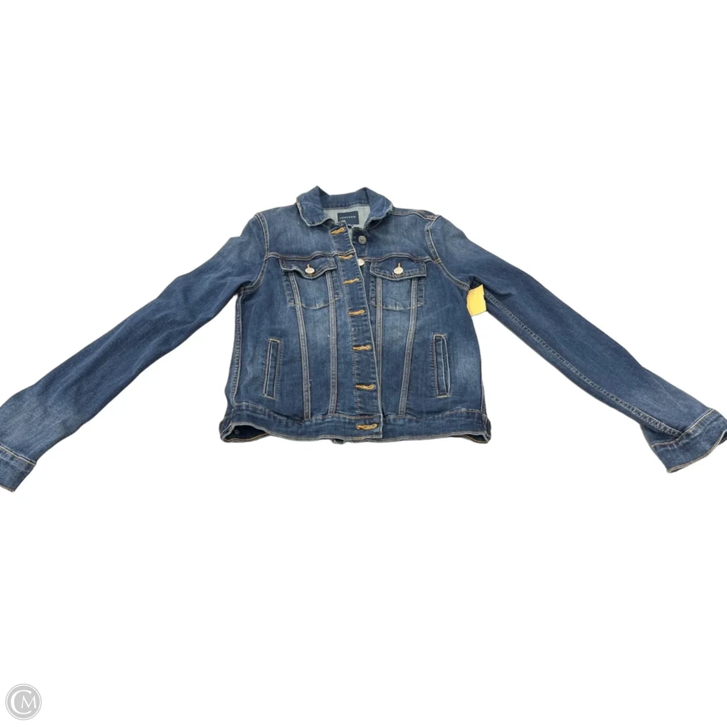 Jacket Denim By Just Usa In Blue Denim, Size: S