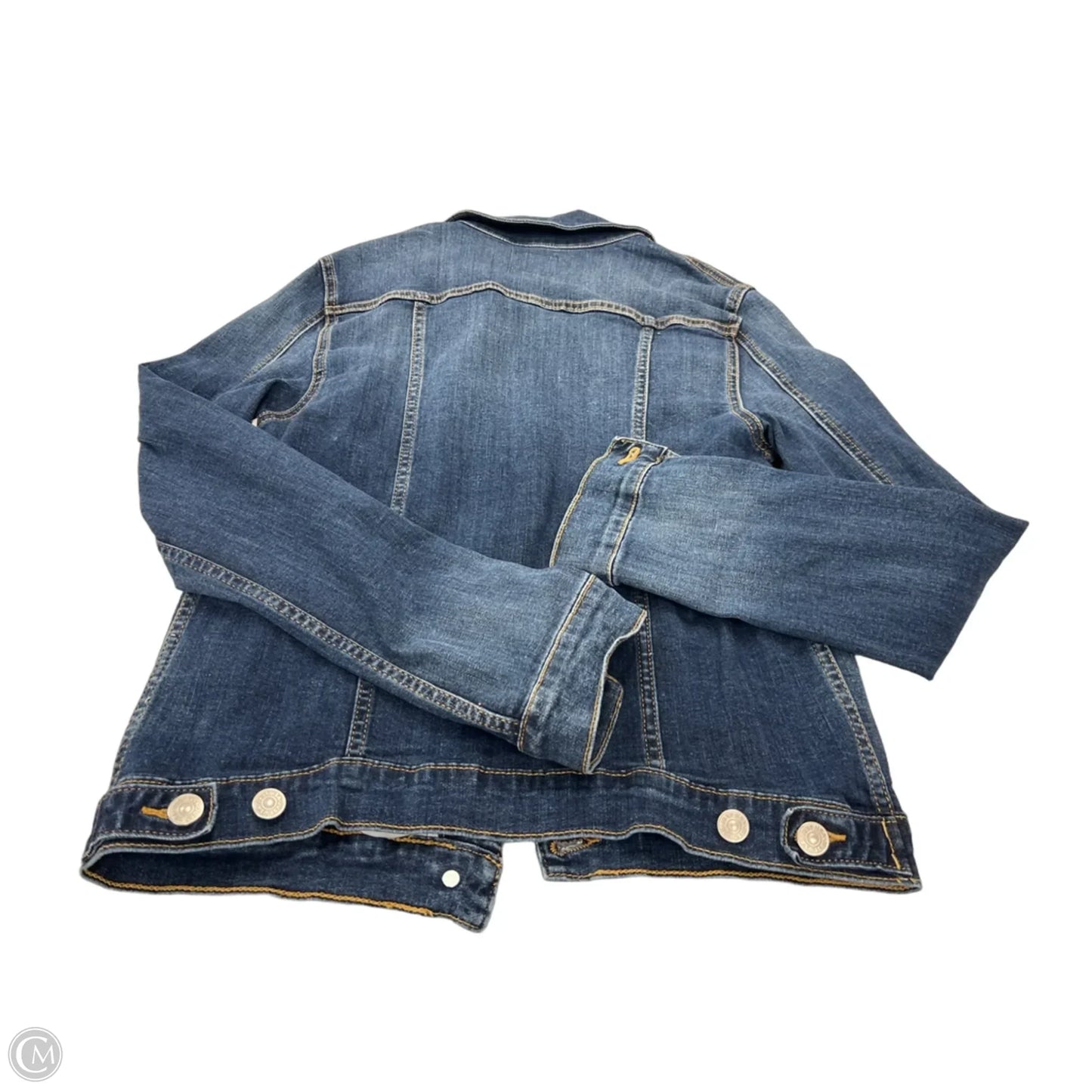 Jacket Denim By Just Usa In Blue Denim, Size: S