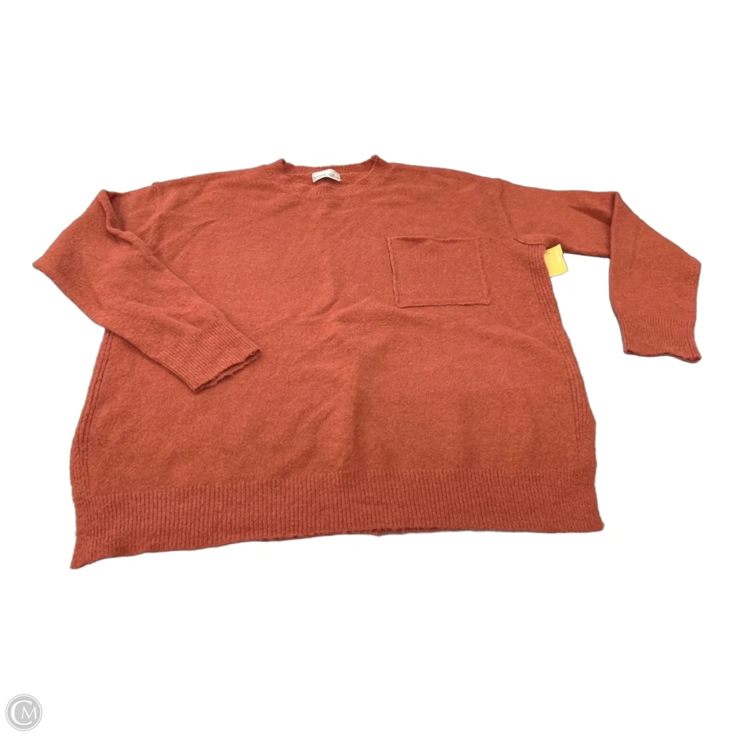 Top Long Sleeve By Be Cool In Orange, Size: S