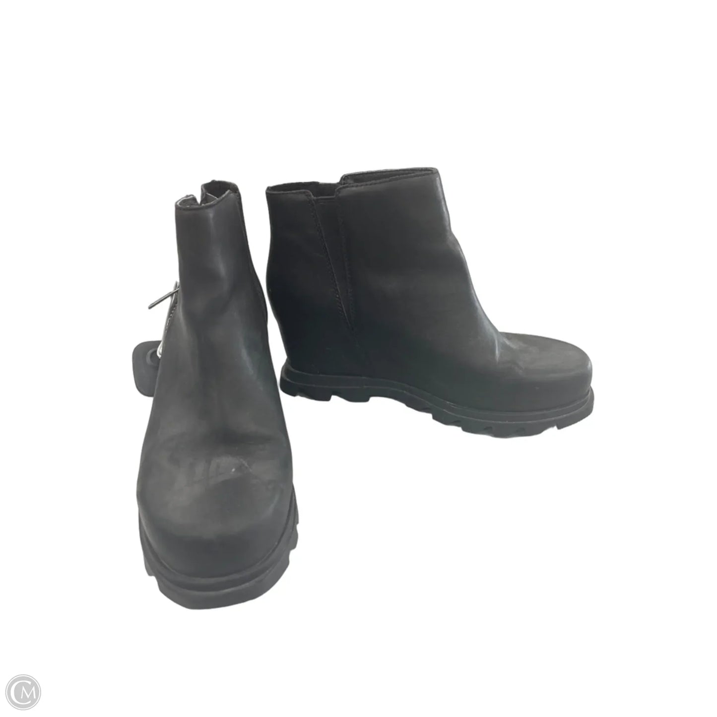Boots Ankle Heels By Sorel In Black, Size: 8.5