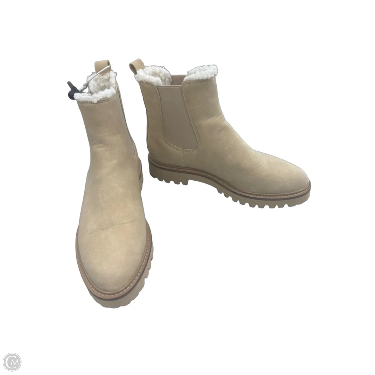 Boots Ankle Flats By J. Crew In Cream, Size: 9.5