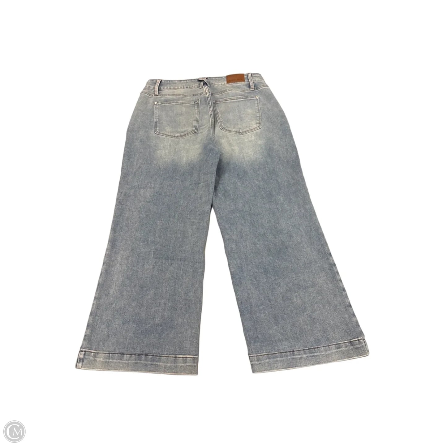 Jeans Wide Leg By Judy Blue In Blue Denim, Size: 14