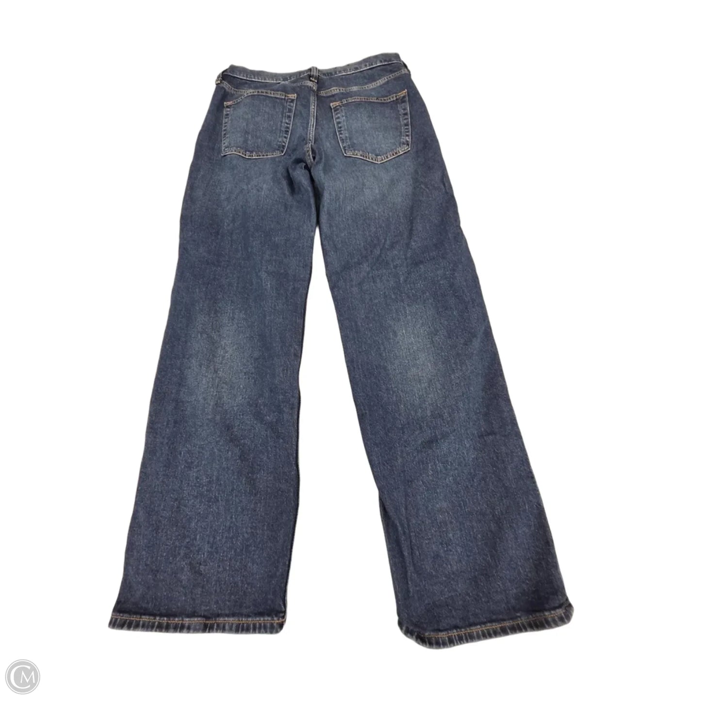 Jeans Straight By Gap In Blue Denim, Size: 6