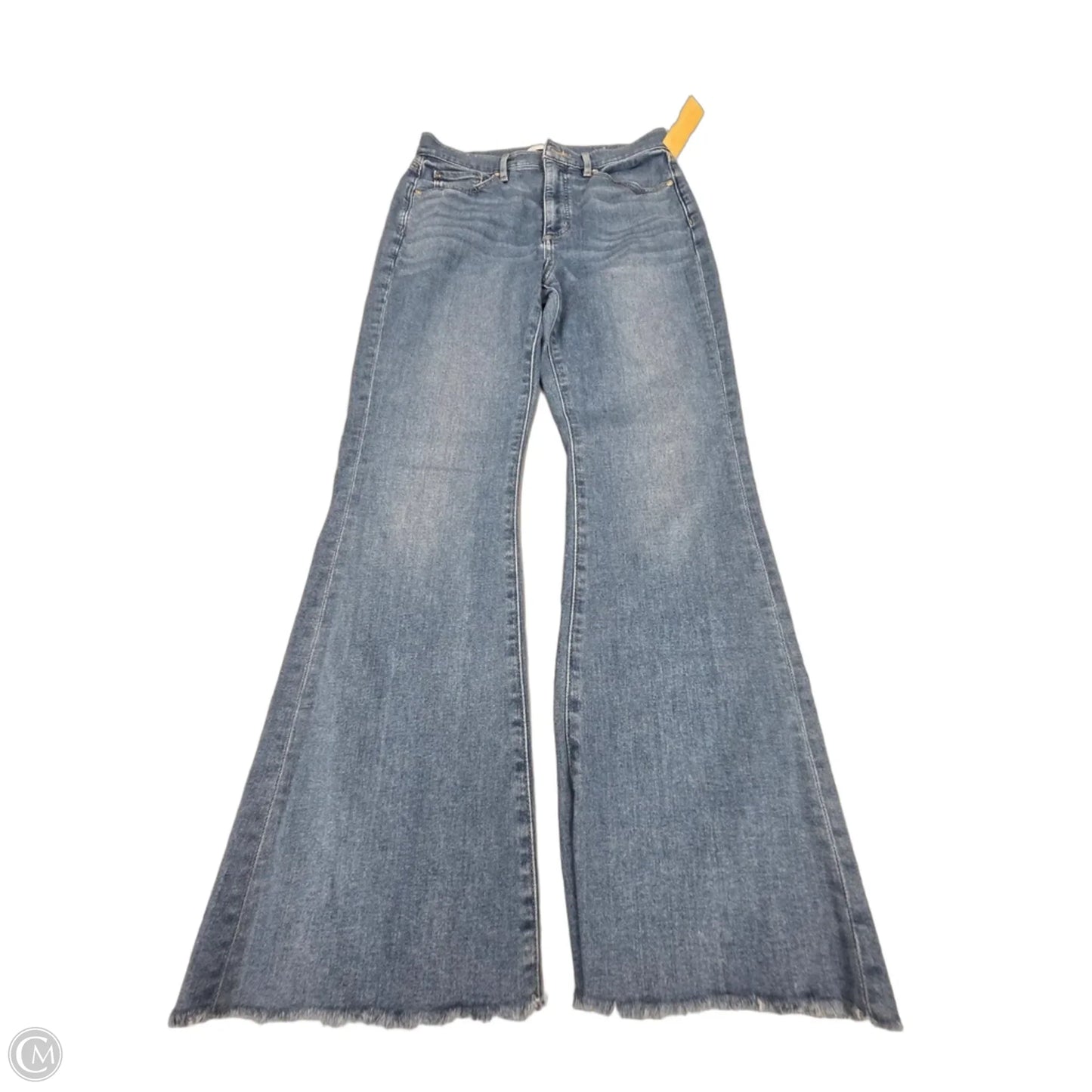 Jeans Flared By Loft In Blue Denim, Size: 6