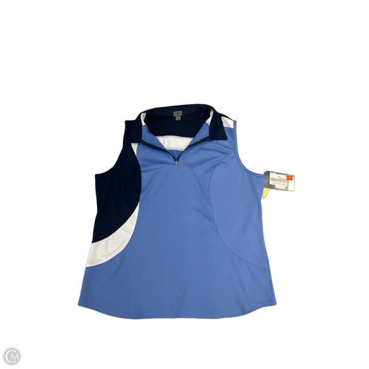 Athletic Tank Top By Cme In Blue, Size: Xl