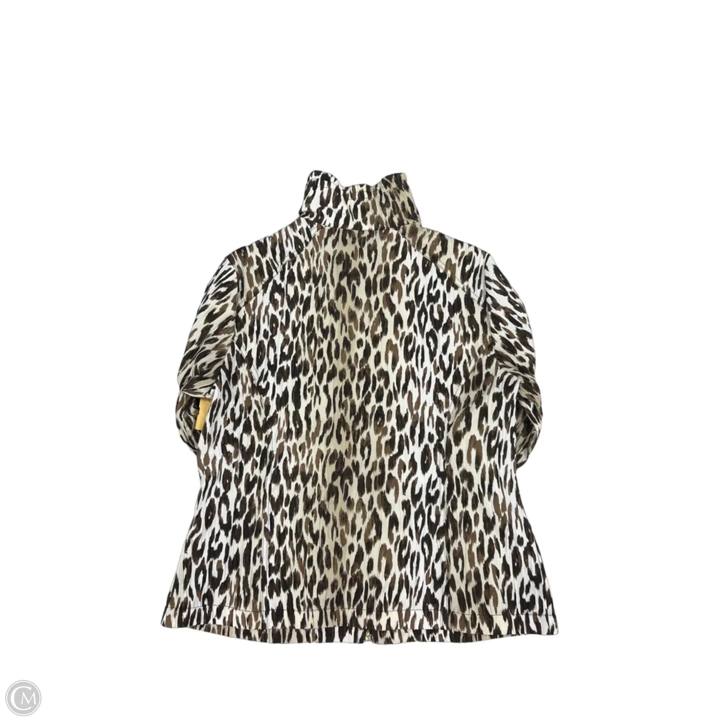 Jacket Other By Zenergy By Chicos In Animal Print, Size: L
