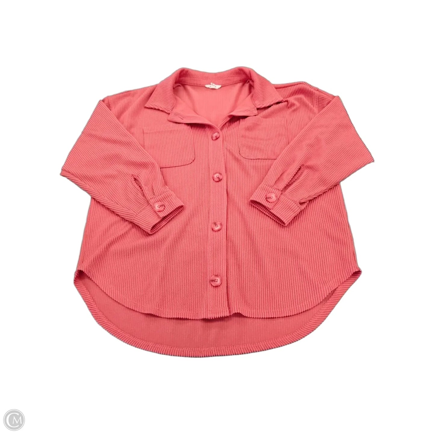 Top Long Sleeve By Maurices In Coral, Size: M