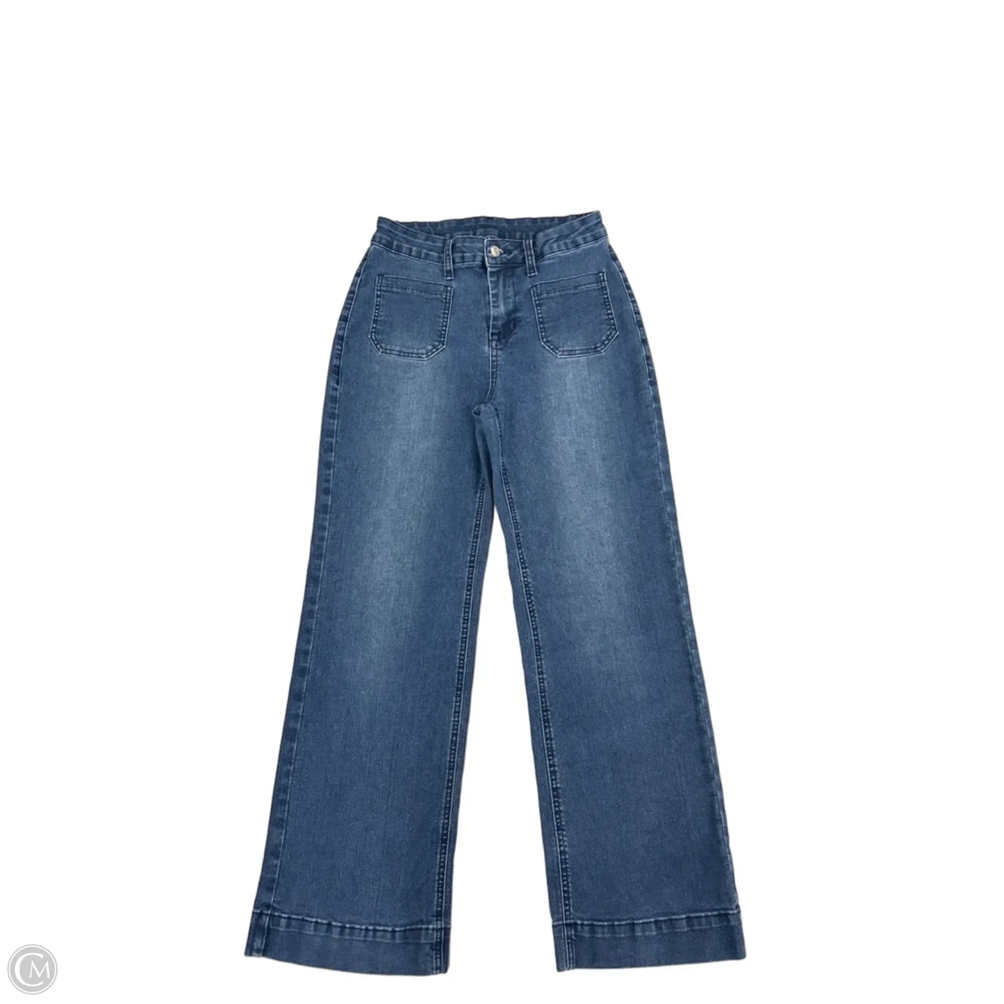 Jeans Wide Leg By Cme In Blue Denim, Size: 6
