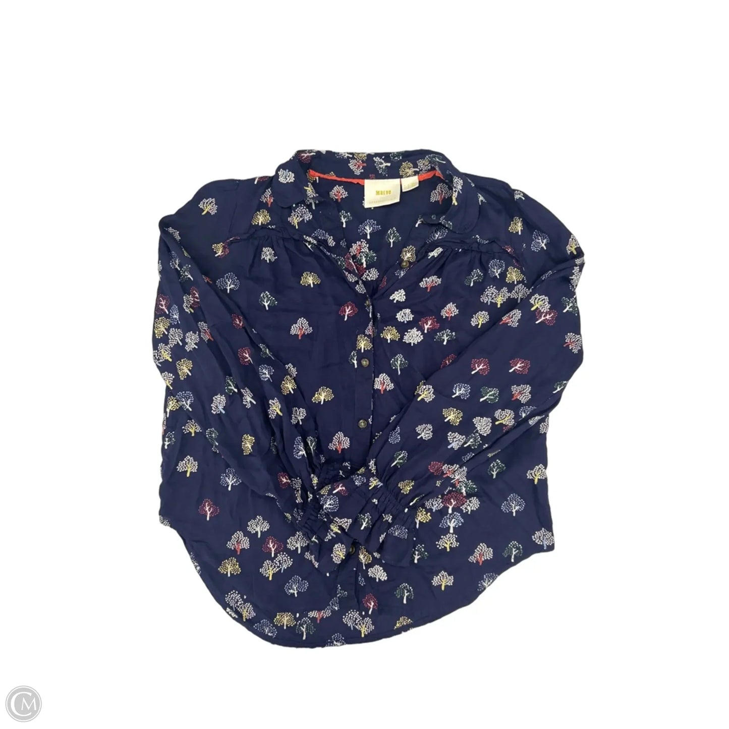 Top Long Sleeve By Maeve In Blue, Size: Xs