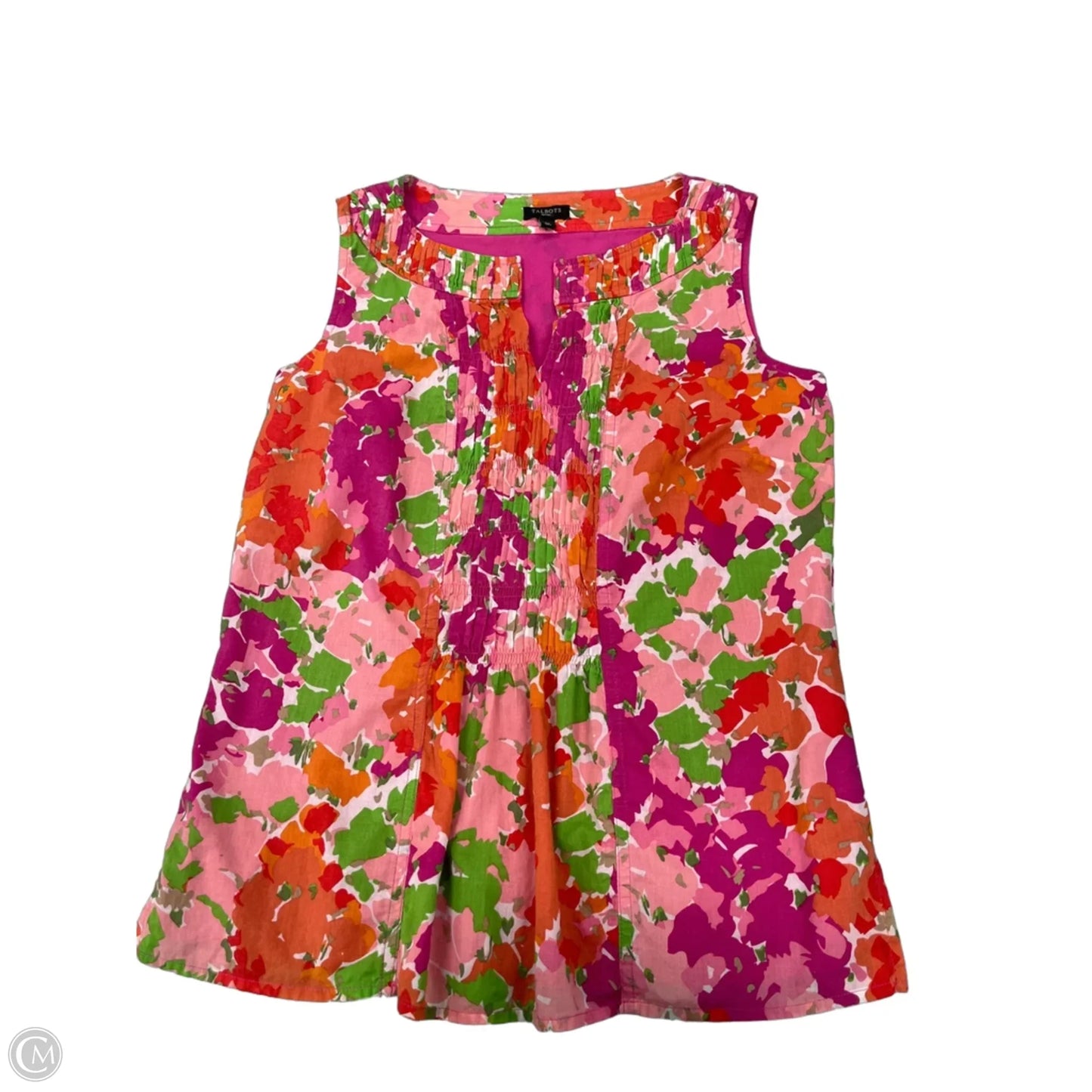 Tank Top By Talbots In Floral Print, Size: Sp