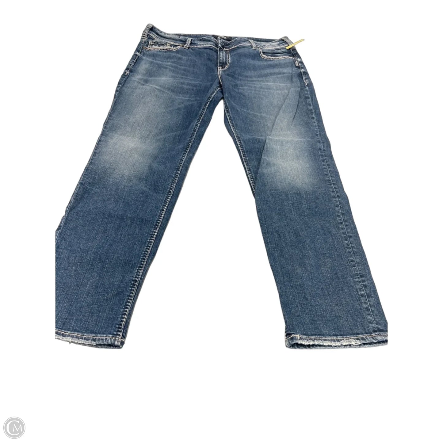 Jeans Straight By Silver In Blue Denim, Size: 20