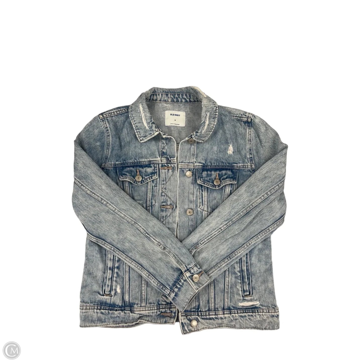 Jacket Denim By Old Navy In Blue Denim, Size: M