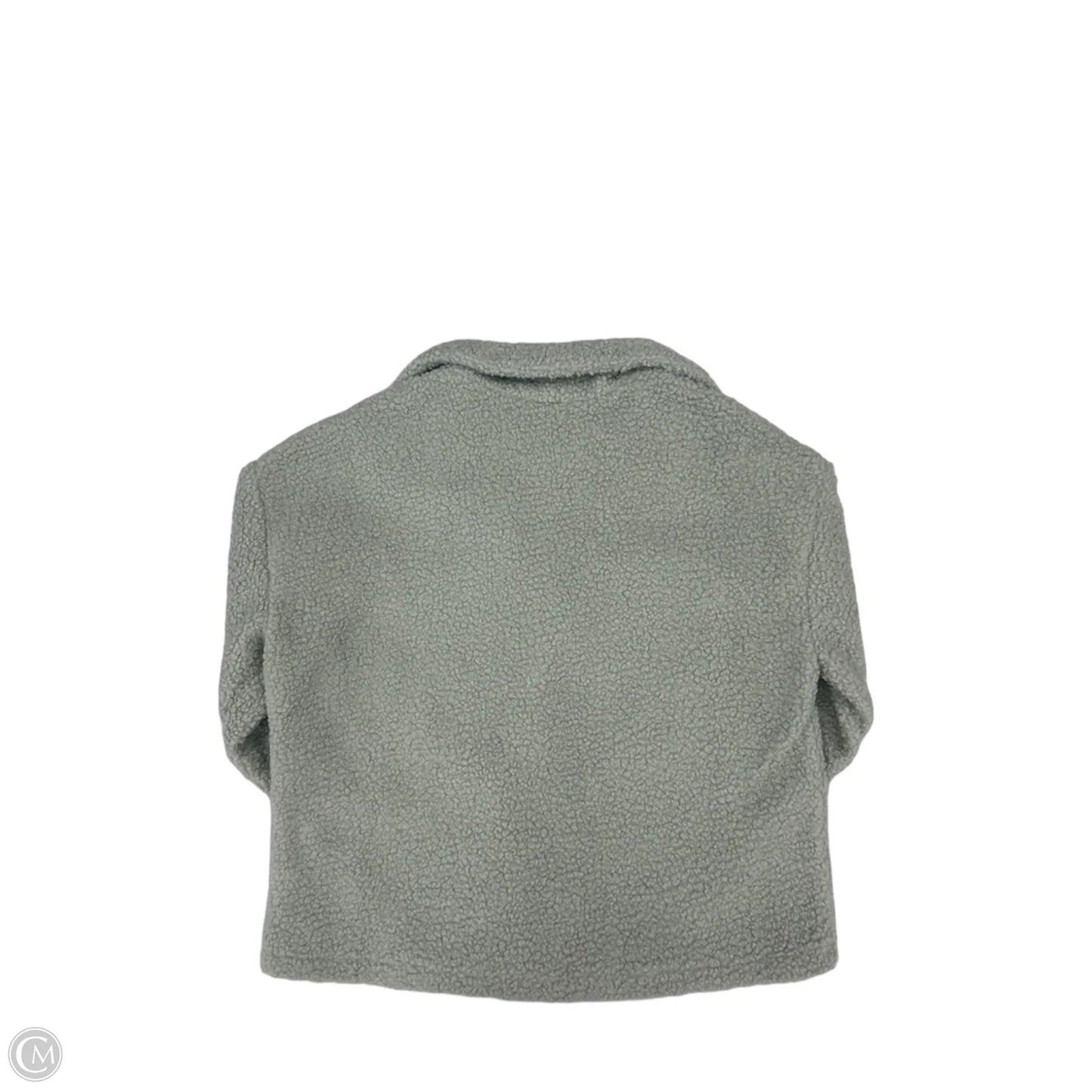 Jacket Faux Fur & Sherpa By Potters Pot In Green, Size: S