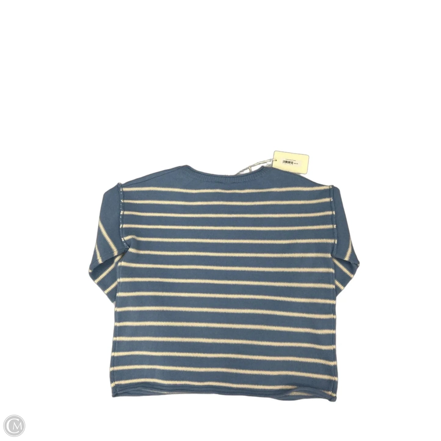 Top Long Sleeve By La Miel In Blue & White, Size: S