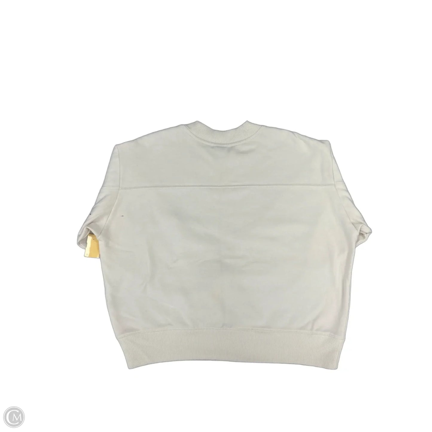 Sweatshirt Crewneck By A New Day In Cream, Size: L