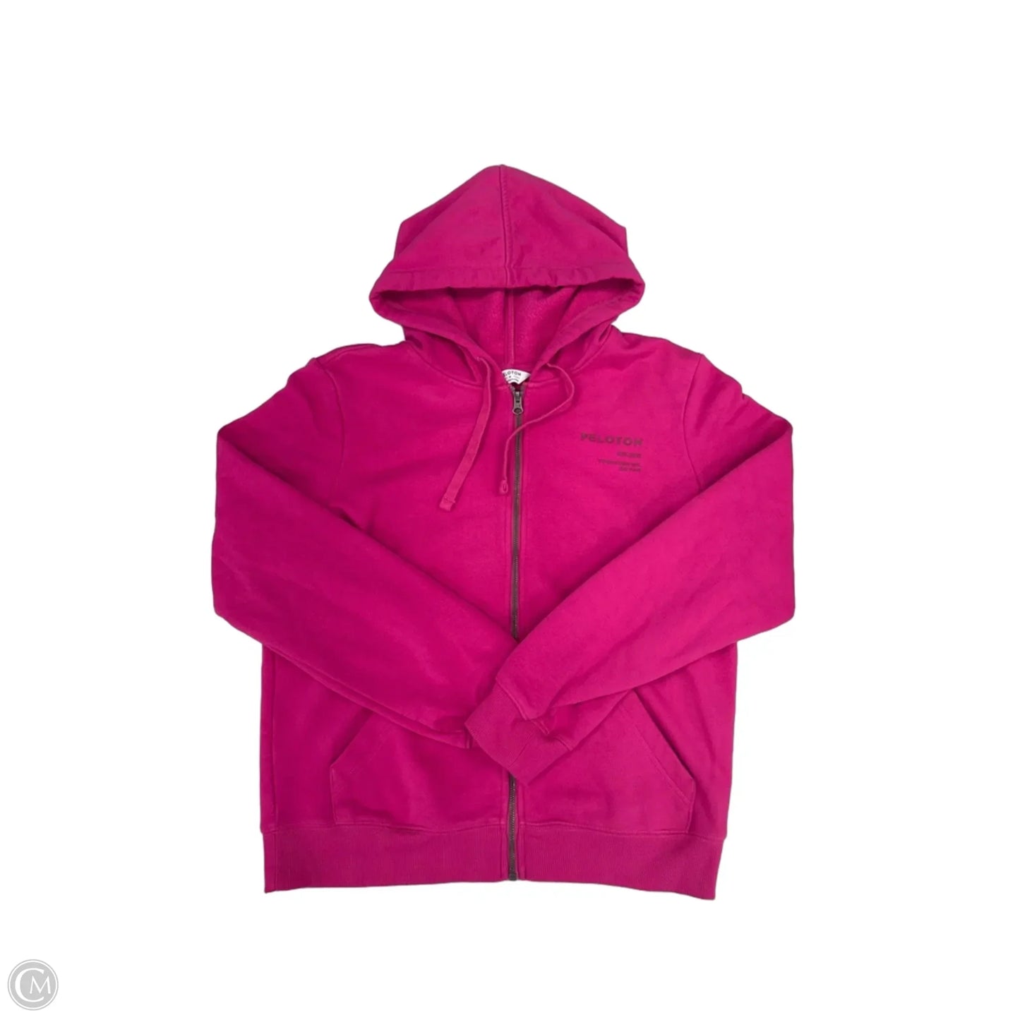 Sweatshirt Hoodie By Peloton In Pink, Size: M