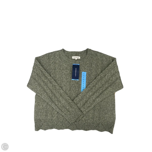 Sweater By Lucky Brand In Green, Size: L
