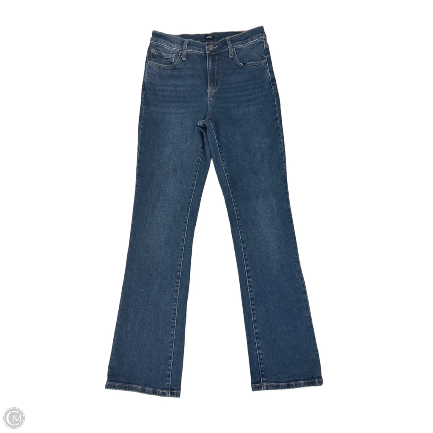 Jeans Straight By Express In Blue Denim, Size: 10