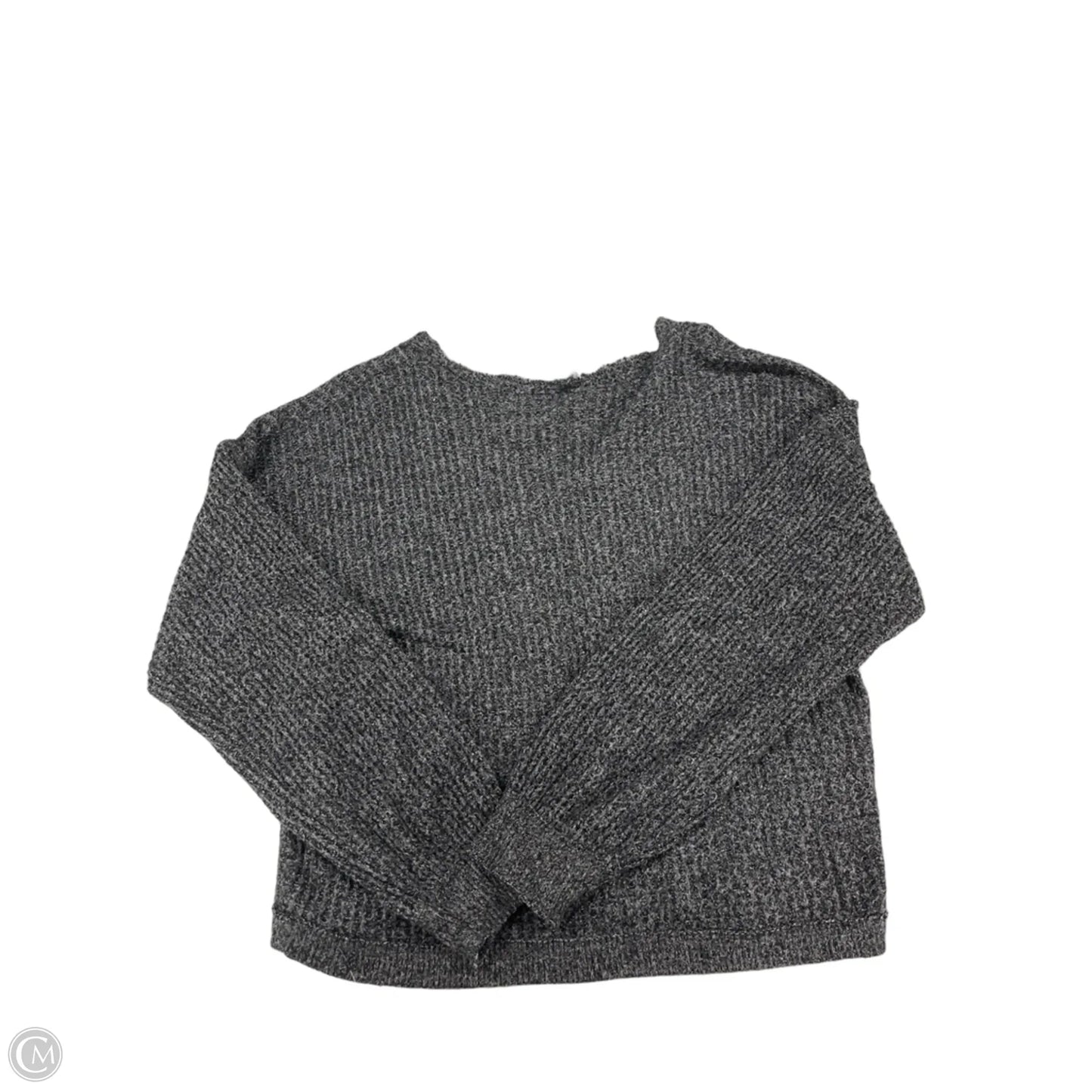 Top Long Sleeve By American Eagle In Grey, Size: Xs