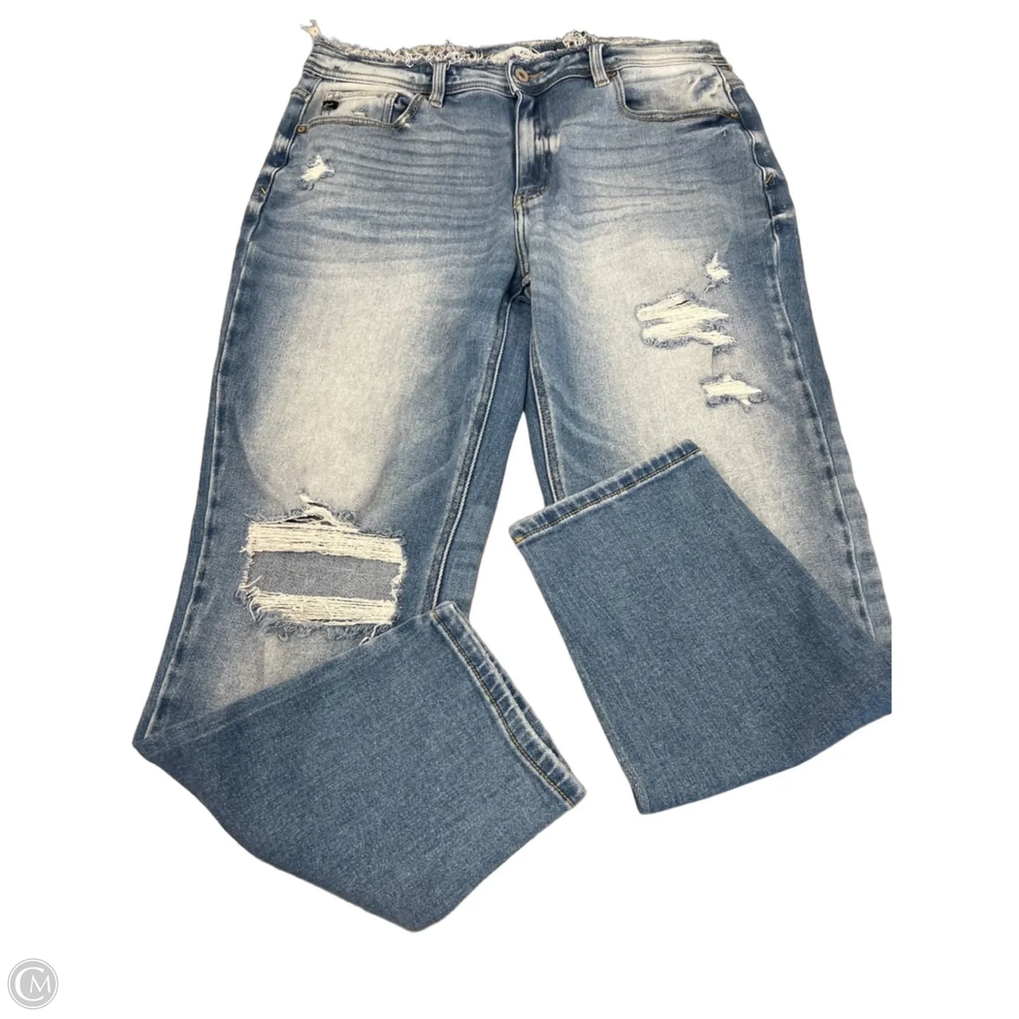 Jeans Straight By Kancan In Blue Denim, Size: 10