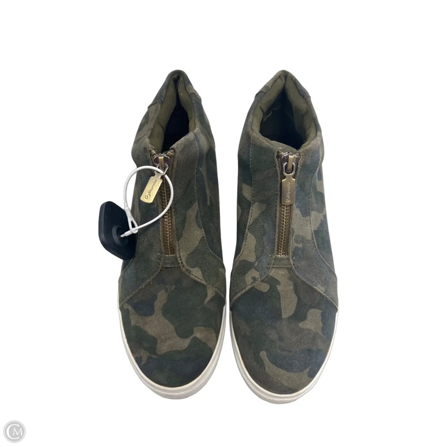 Boots Ankle Heels By Blondo In Camouflage Print, Size: 9