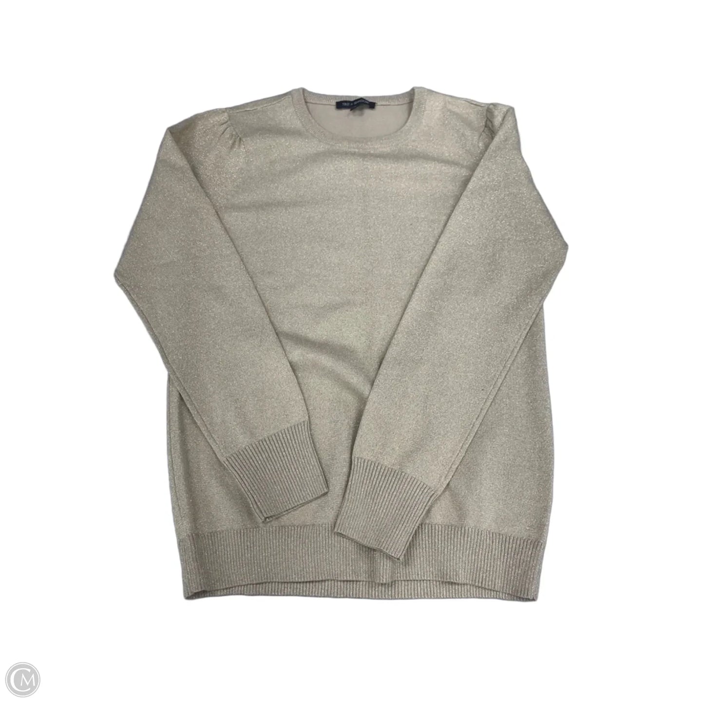 Top Long Sleeve By Cme In Gold, Size: S
