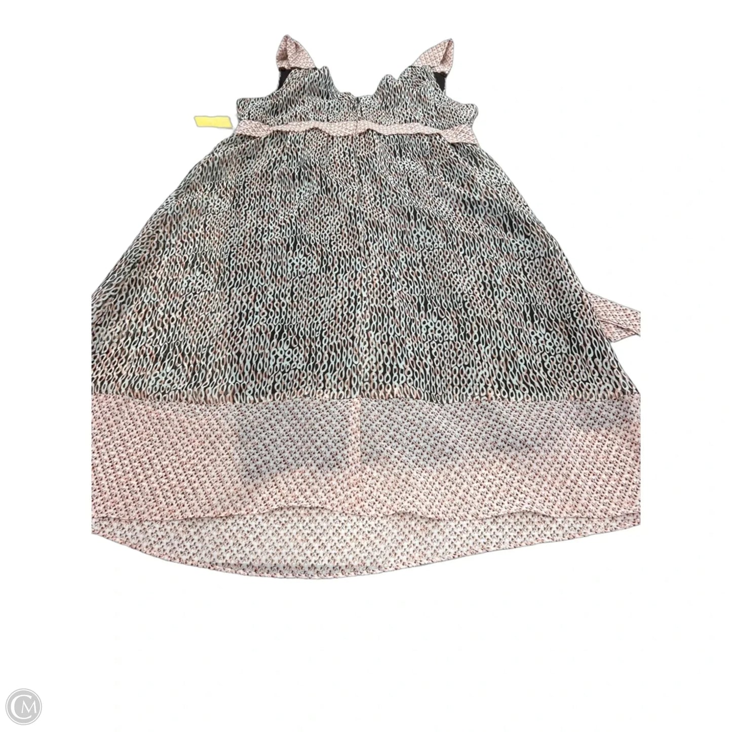 Dress Casual Midi By Dby In Brown & Pink, Size: 10