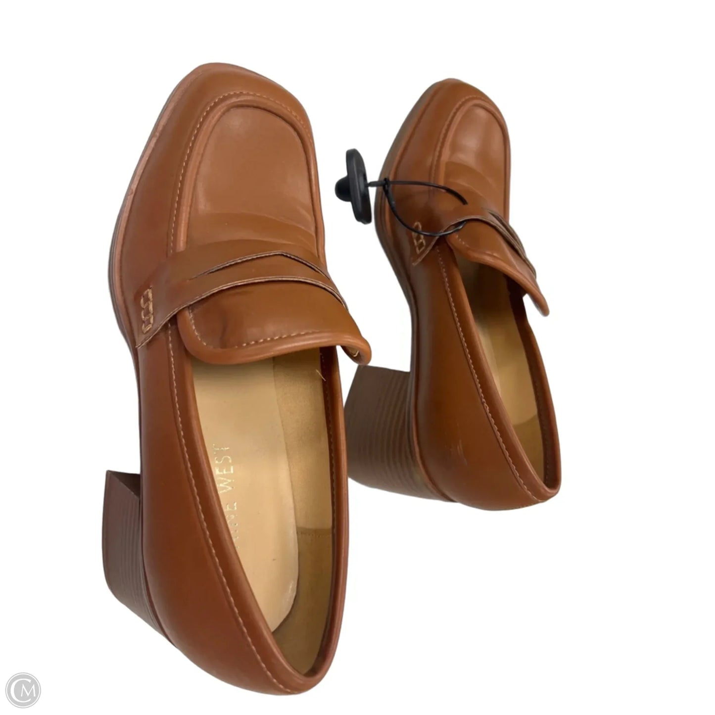 Shoes Heels Block By Nine West In Tan, Size: 8.5